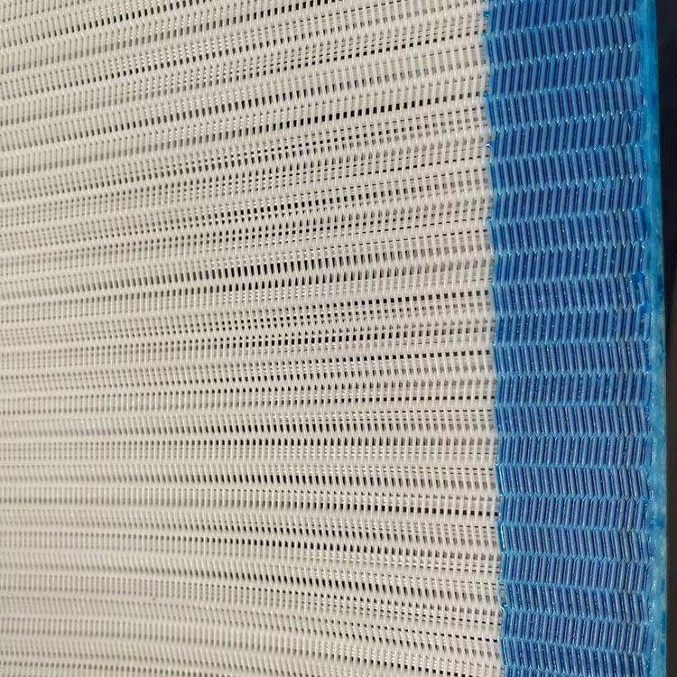 Pet spiral filter-press mesh